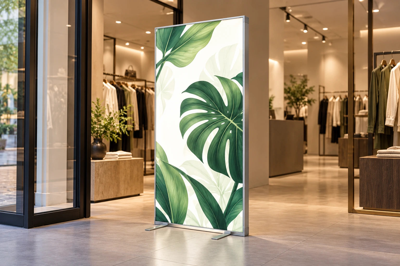 Pop-Up Lightbox free-standing