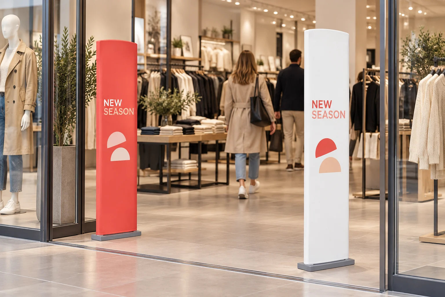 
Housse imprimée pour portique antivol