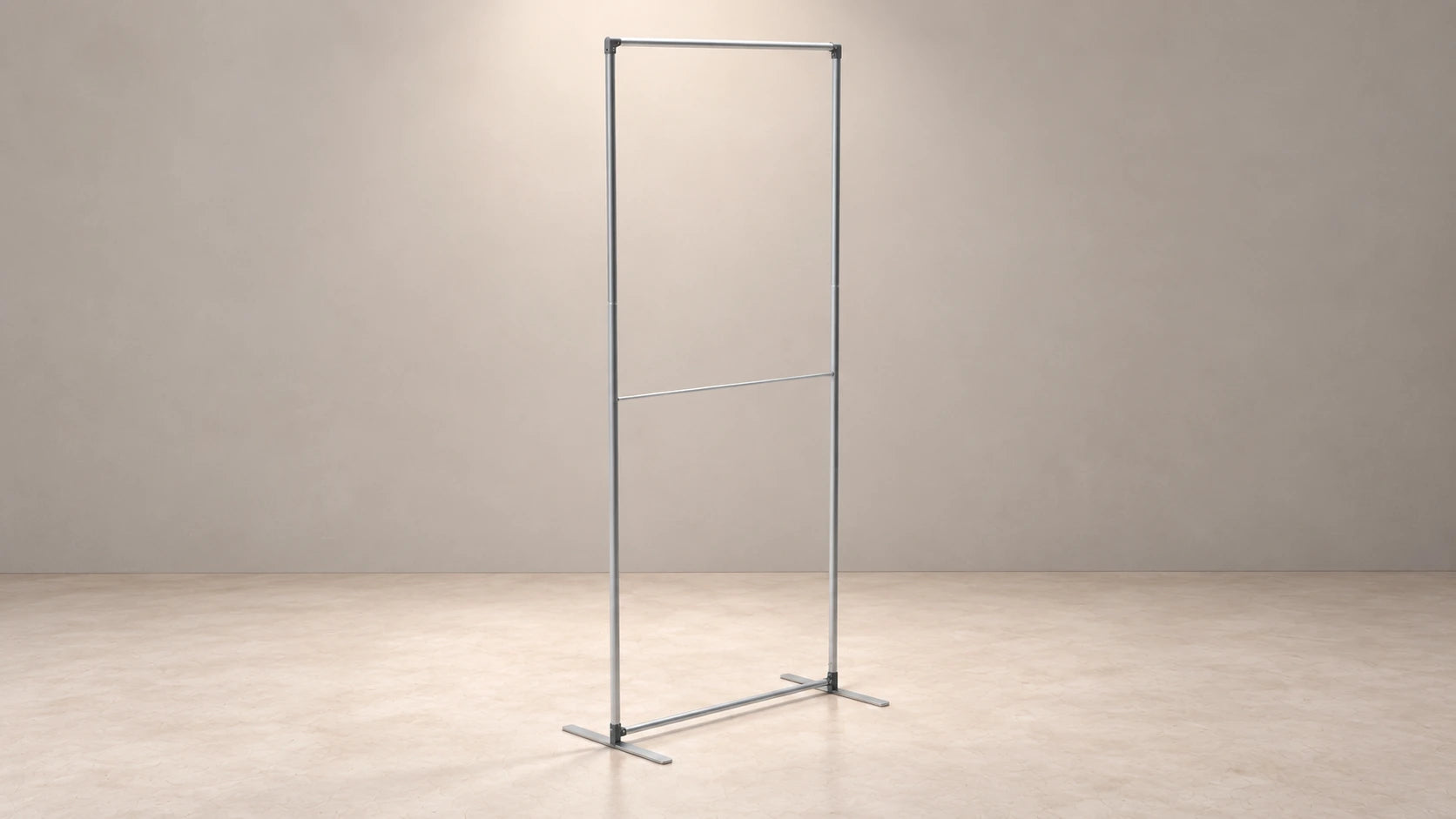 Thin Zipper Wall UP frame without the textile cover