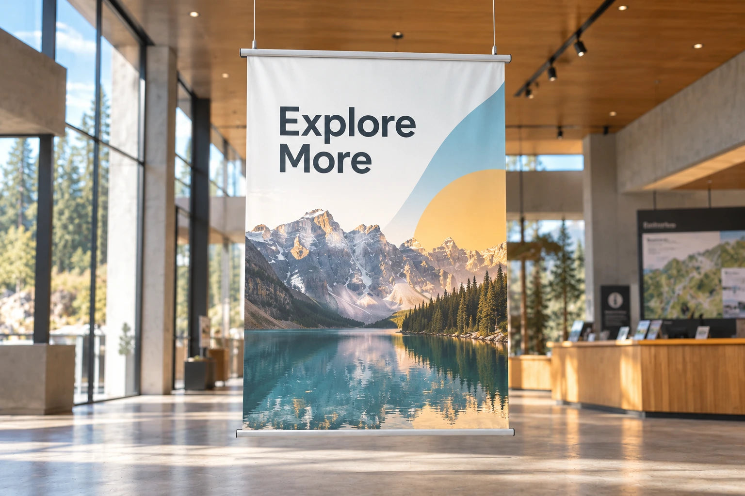 
Double-sided printed banner