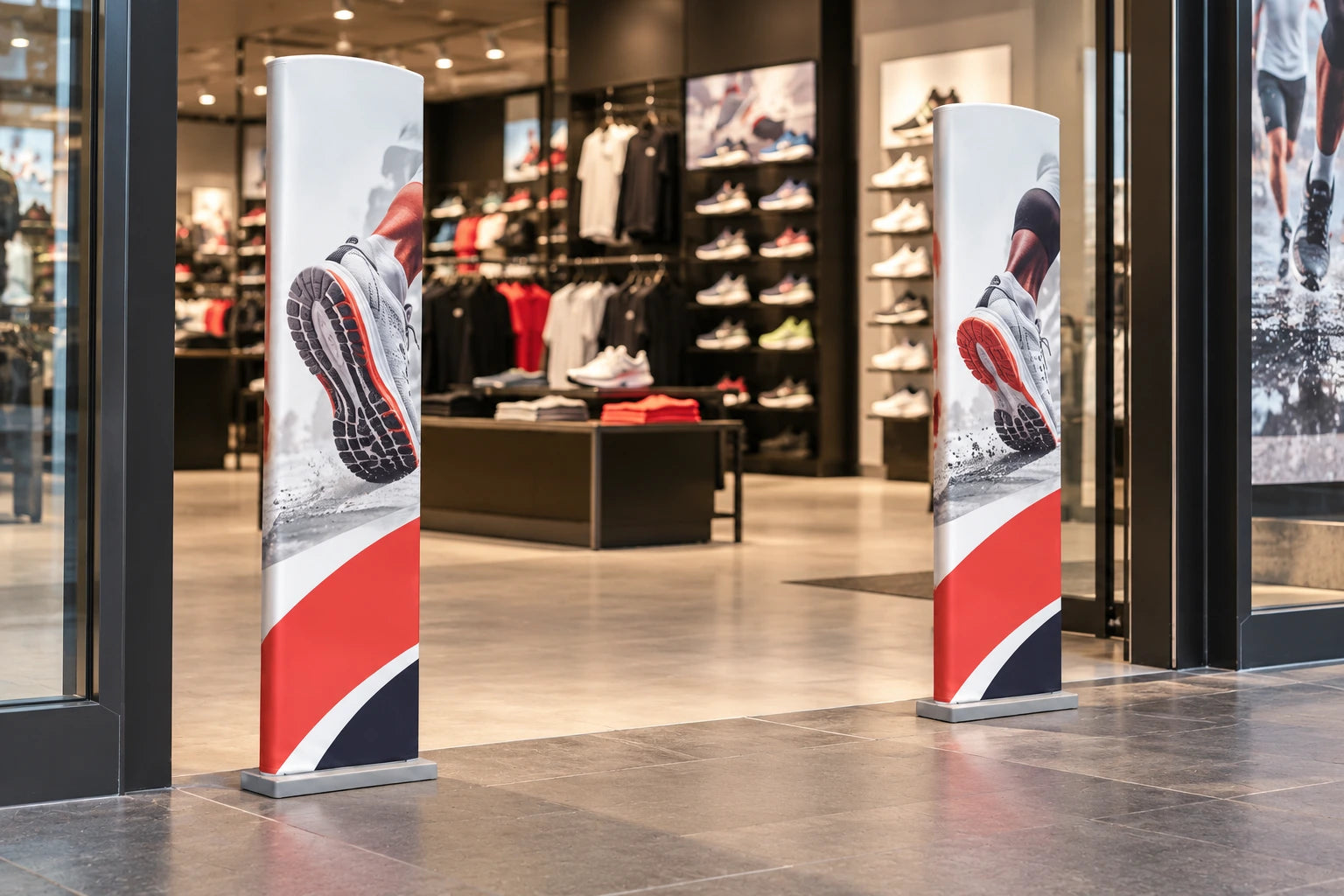 
Housse imprimée pour portique antivol