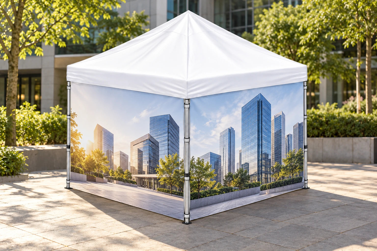 
Single-sided full tent wall