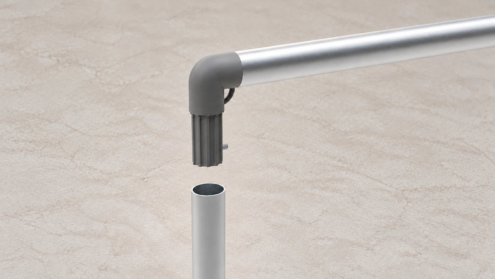 Jonction de l’angle supérieur du Thin Zipper Wall UP