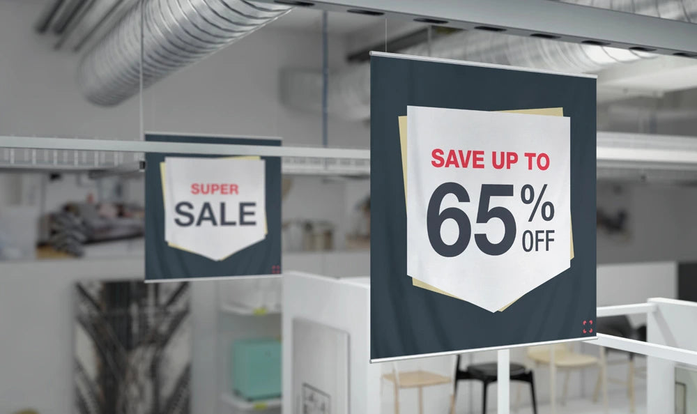 
Double-sided printed banner