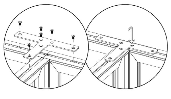 
Conector T para Double Frame 44