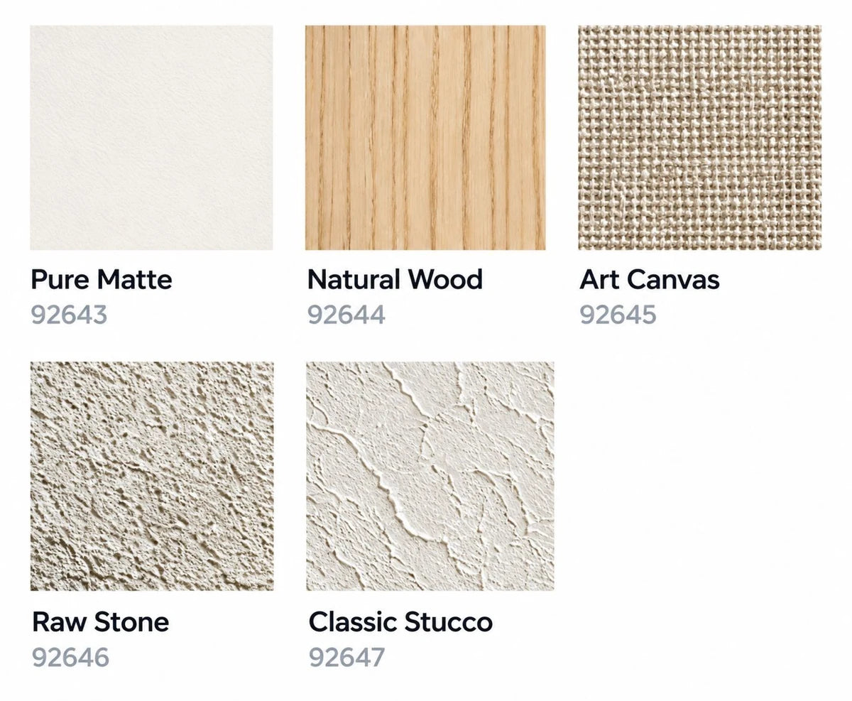 
Pure Matte Wandbeklebung: 
Strukturmuster