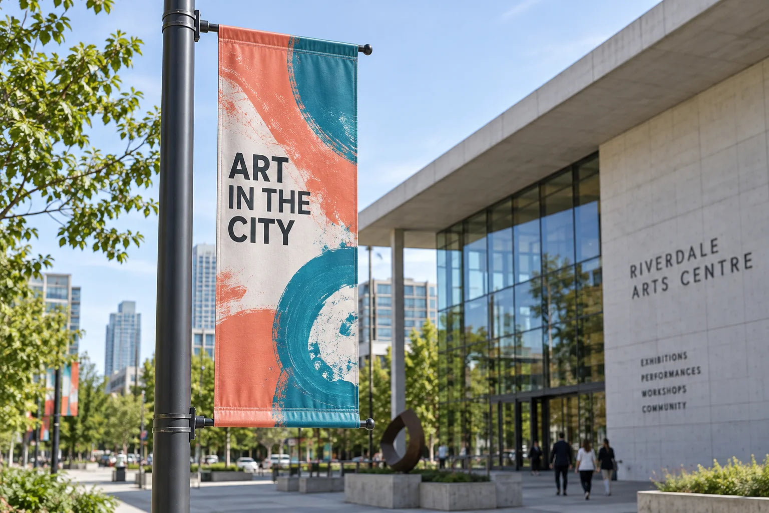 
Finition de bâche avec fourreau ouvert